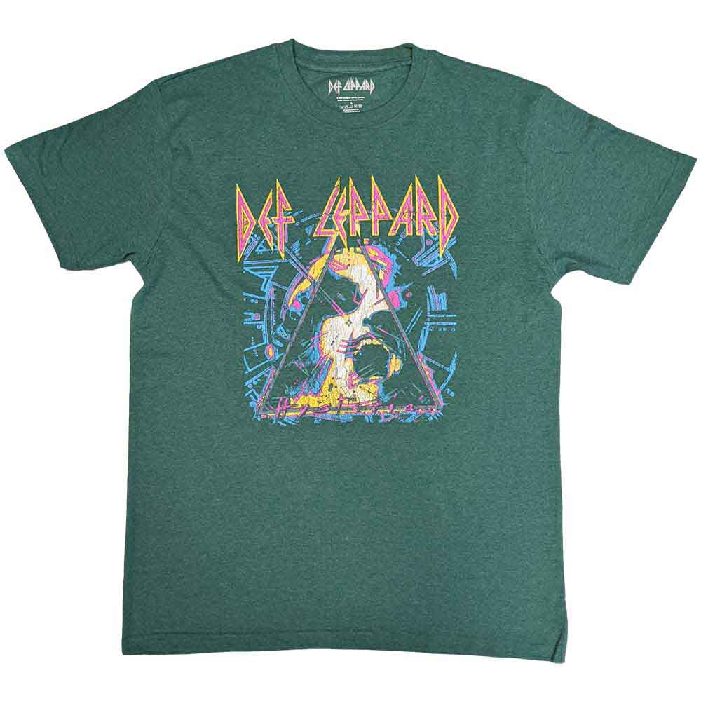 Def Leppard - tshirt - Unisex - Short Sleeves - Large