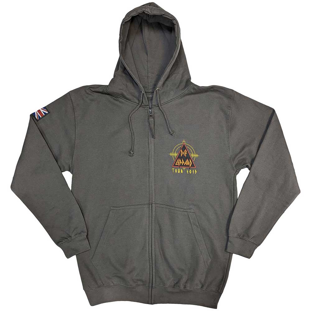 Def Leppard - hoodies - Unisex - Long Sleeves - Logo Tour 2019 - Small