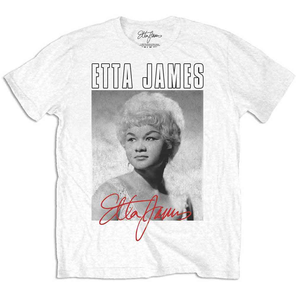 Etta James - tshirt - Unisex - Short Sleeves - Large