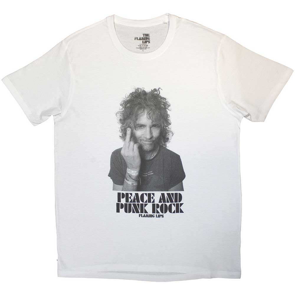 Flaming Lips - tshirt - Unisex - Short Sleeves - Peace and Pun - Large
