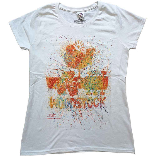 Woodstock - tshirt - Ladies - Small - Short Sleeves