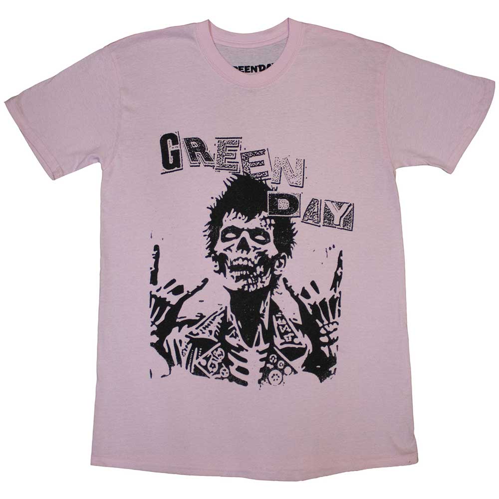 Green Day - tshirt - Unisex - Short Sleeves - Savior Zombie - X-Large