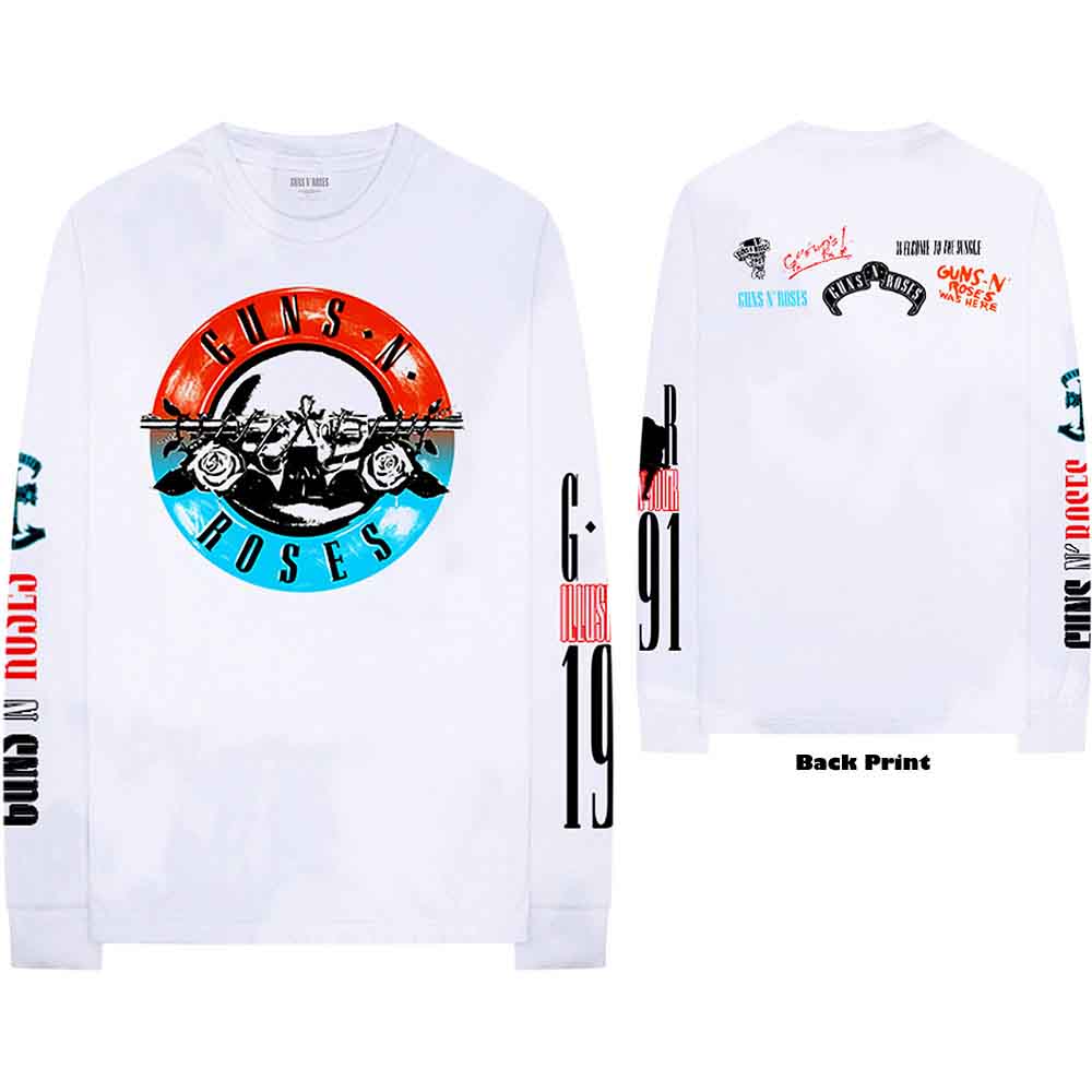 Guns N' Roses - tshirt - Unisex - Small - Long Sleeves - Motorcross Lo