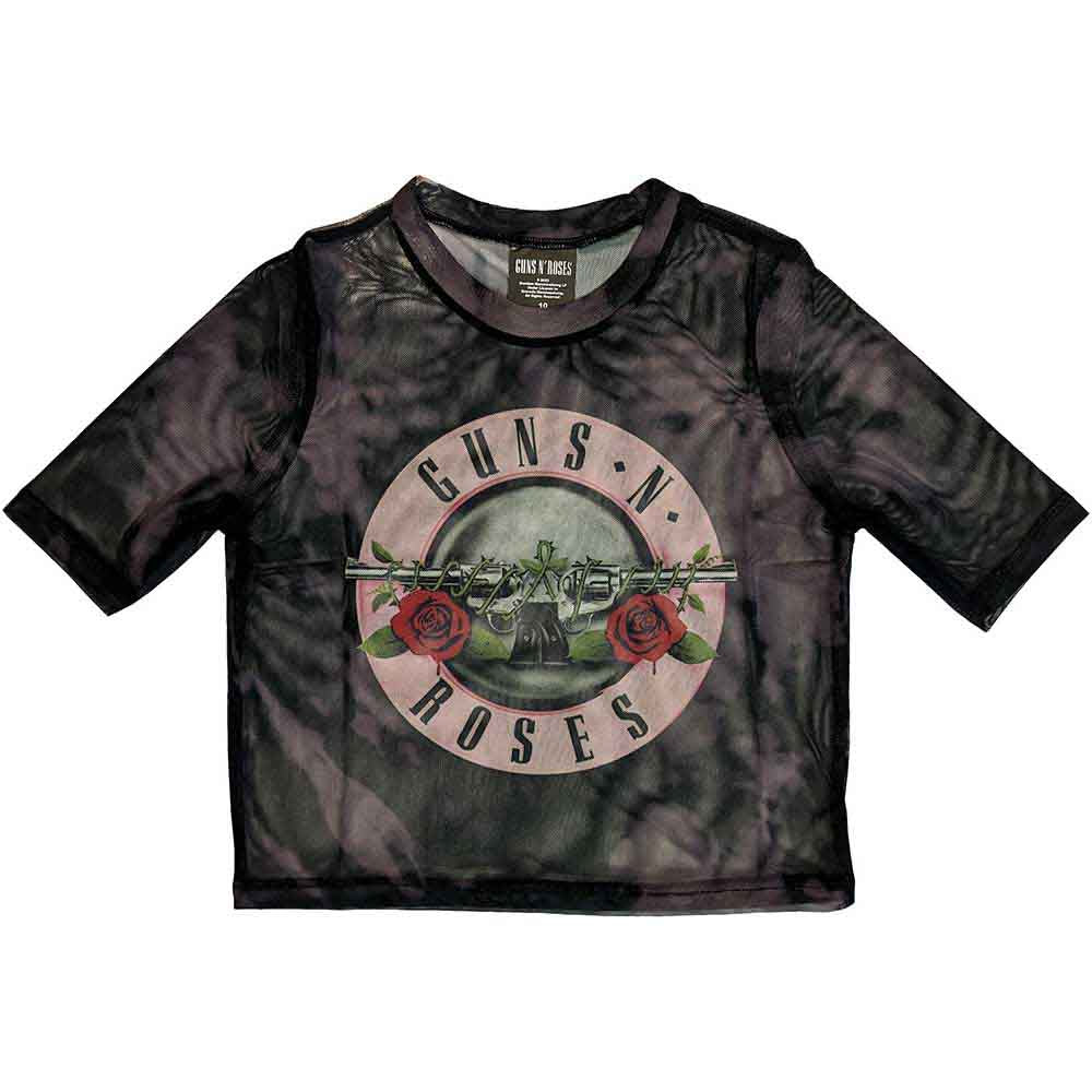 Guns N Roses - tshirt - Ladies - Short Sleeves - Pink Tint B - X-Large
