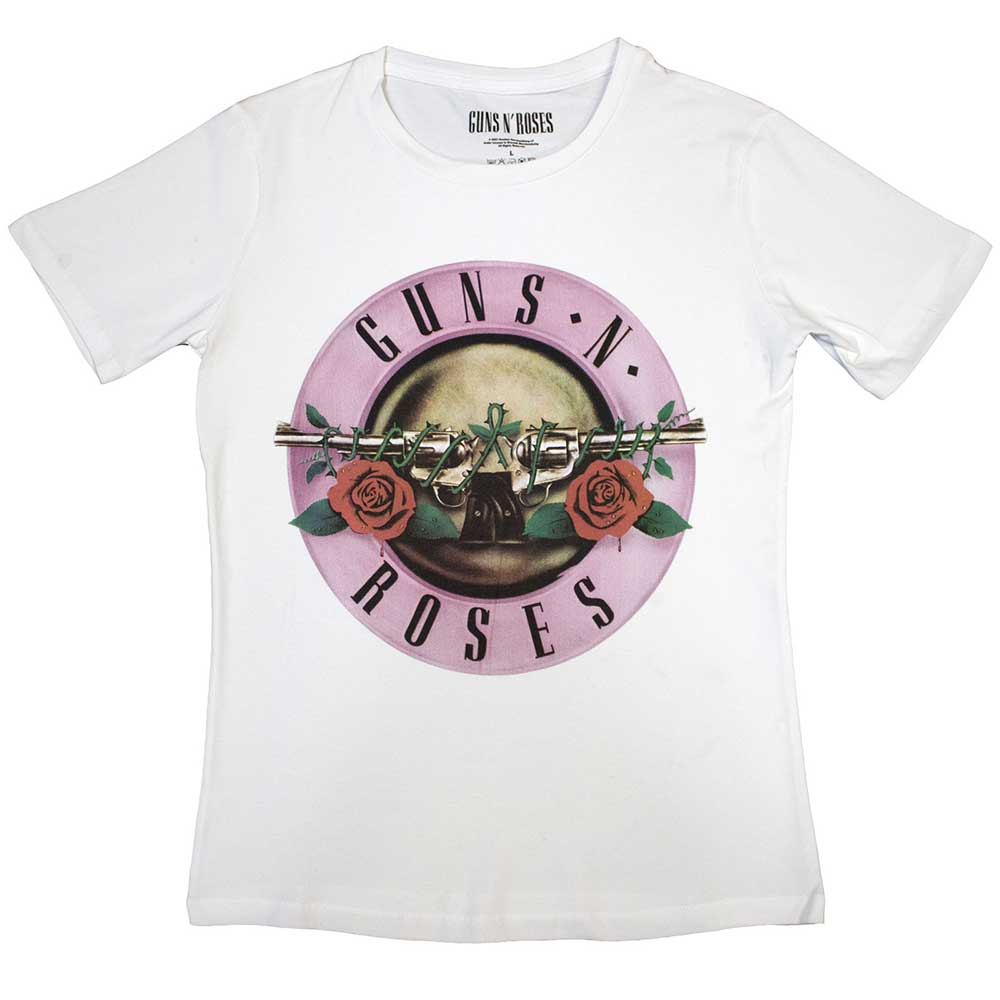 Guns N Roses - tshirt - Ladies - Short Sleeves - Classic Log - X-Large