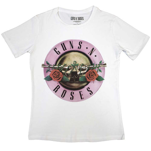 Guns N Roses - tshirt - Ladies - Short Sleeves - Classic Log - X-Large