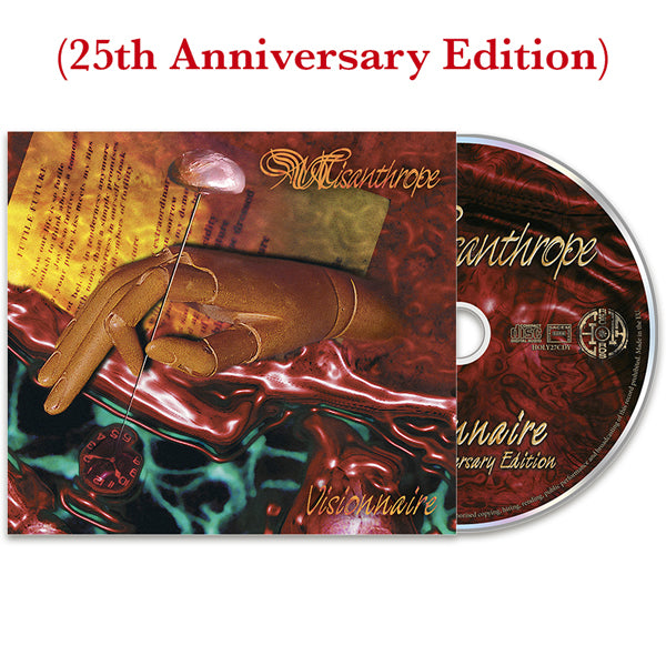 MISANTHROPE - VISIONNAIRE 25TH ANNIVERSARY EDITION (DELUXE HARDCOVER D