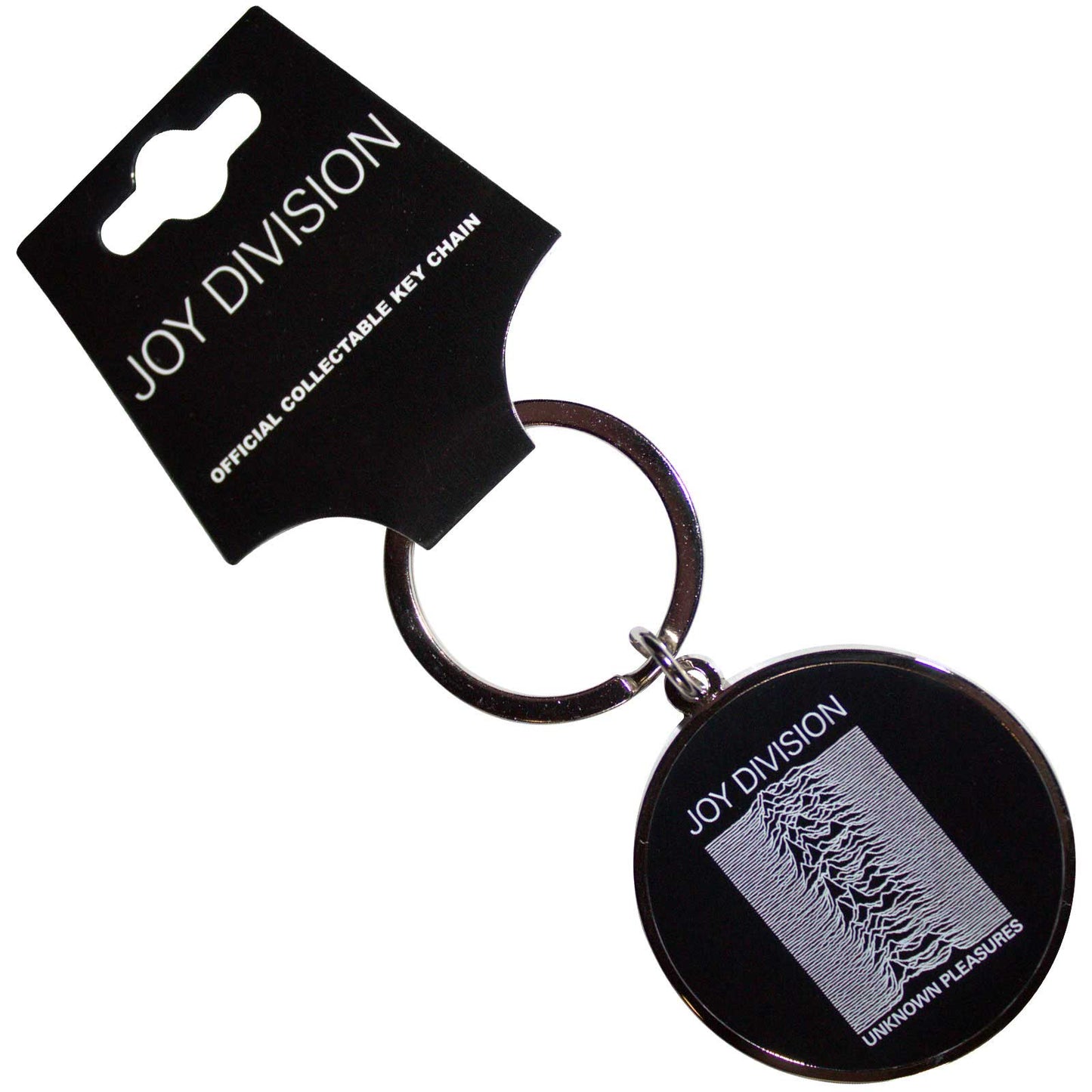 Joy Division - Keychain: - keyrings - Unknown Pleasures