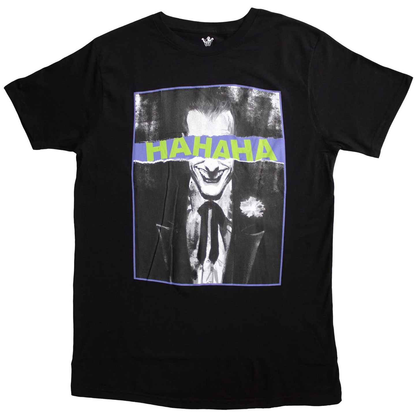 s - tshirt - Unisex - Short Sleeves - Joker Hahaha Eyes - Medium