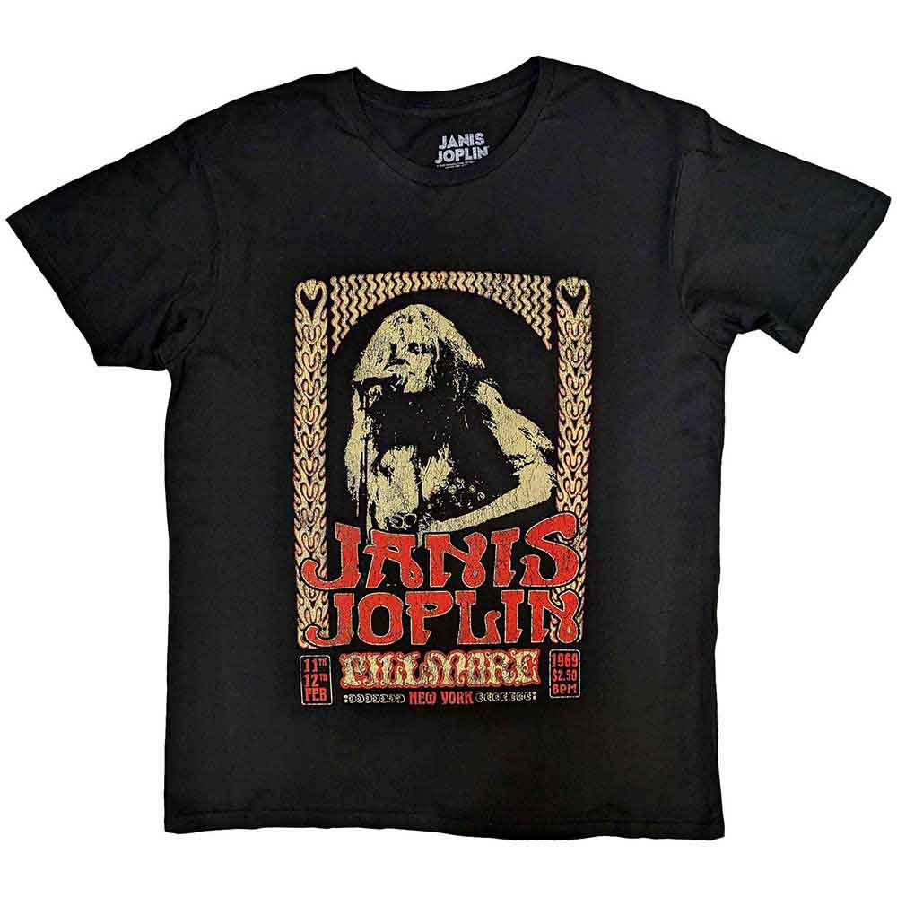 Janis Joplin - tshirt - Unisex - Short Sleeves - Small