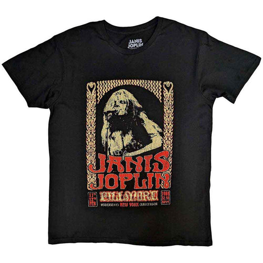 Janis Joplin - tshirt - Unisex - Short Sleeves - Medium