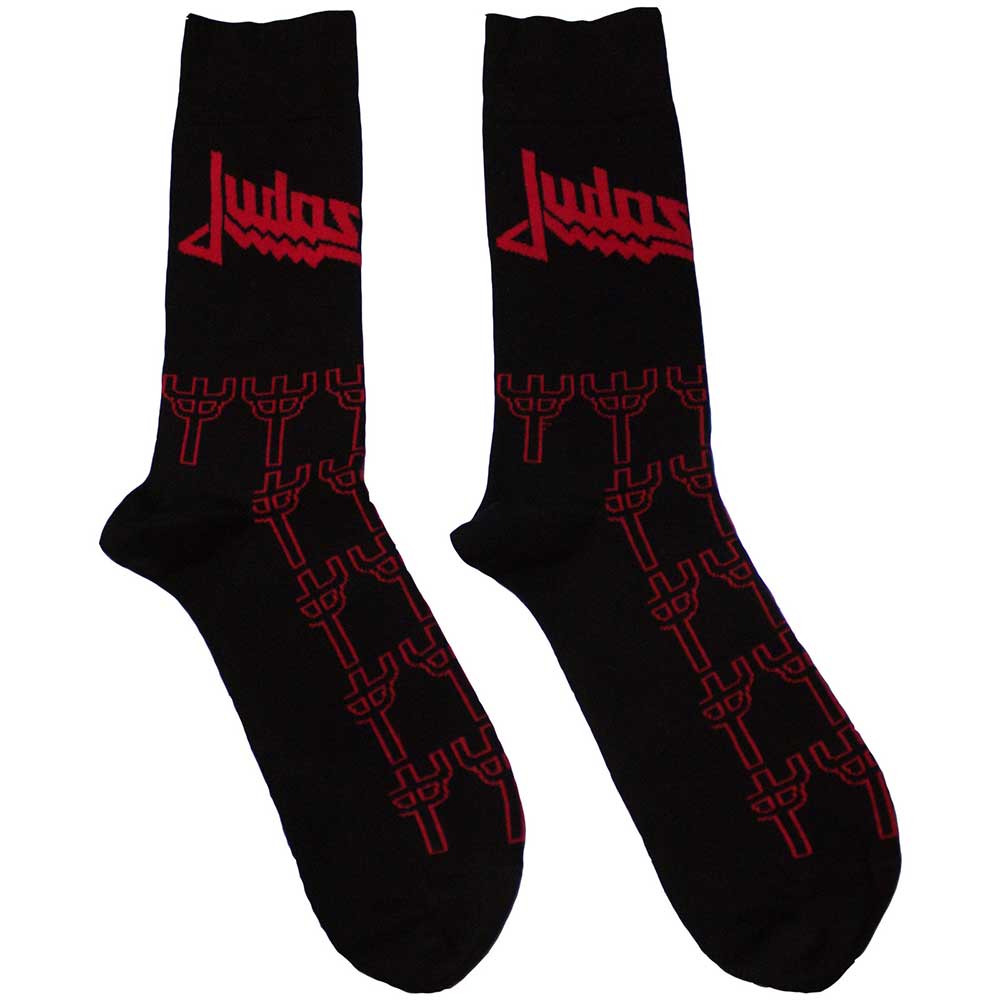 Judas Priest - Socks - Unisex - Trident Pattern - UK Size 7 - 11