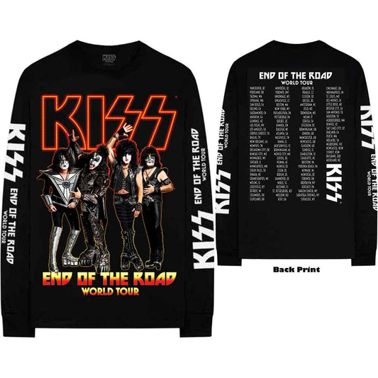 KISS - tshirt - Unisex - Large - Long Sleeves