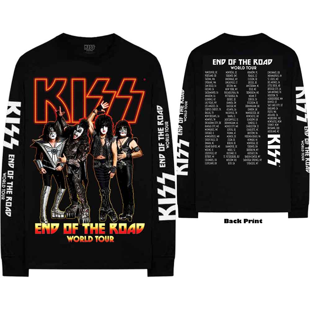 KISS - tshirt - Unisex - Medium - Long Sleeves
