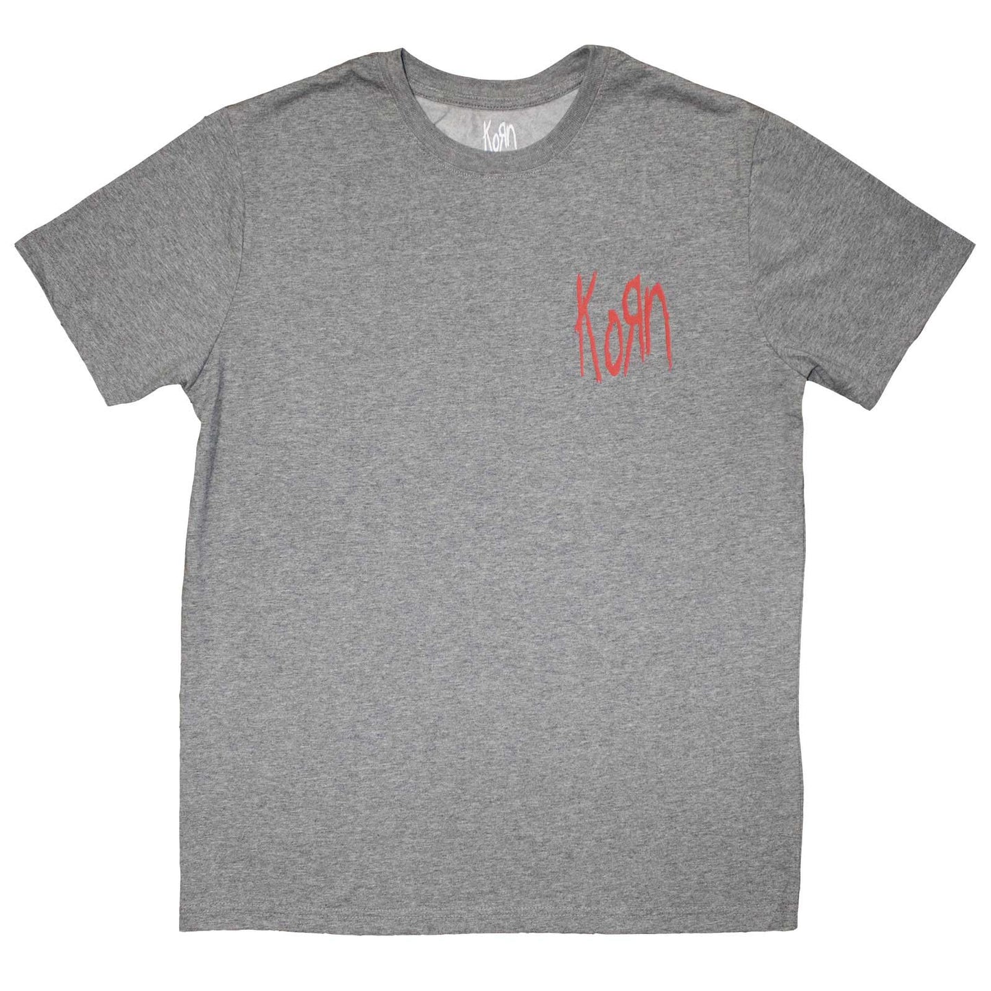 Korn - tshirt - Unisex - Short Sleeves - Mini Red Logo - Large