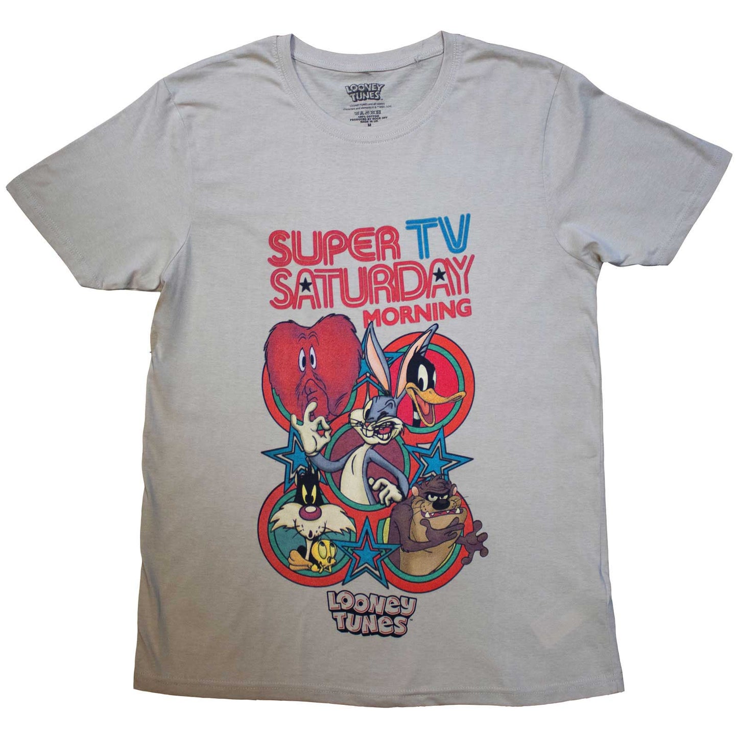 Looney Tunes - tshirt - Unisex - Short Sleeves - Super Saturda - Large