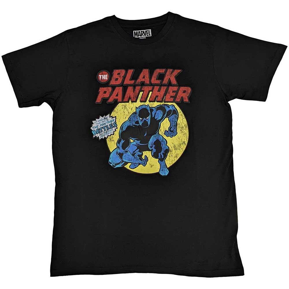 Comics - tshirt - Unisex - Short Sleeves - Black Panther Retro - Small