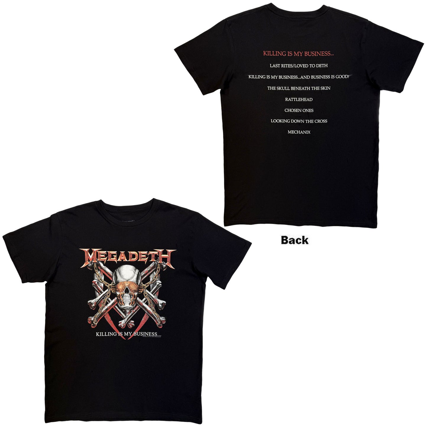 Megadeth - tshirt - Unisex - Short Sleeves - Killing Biz - XX-Large