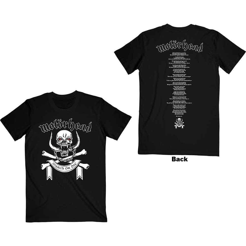 Motorhead - tshirt - Unisex - Short Sleeves - Large