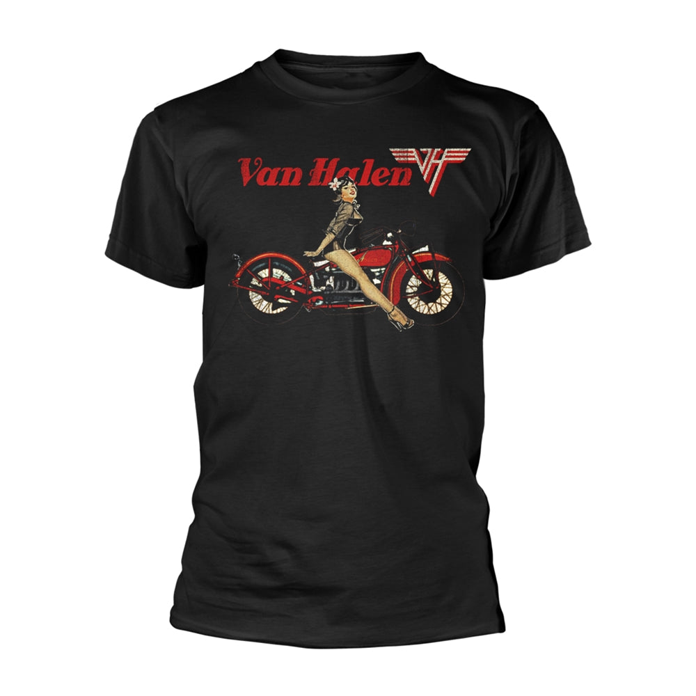 VAN HALEN - PINUP MOTORCYCL - tshirt - Unisex - T Shirt - Small