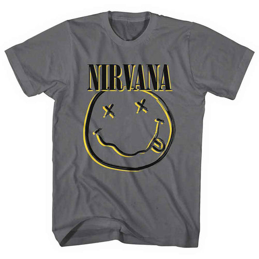 Nirvana - tshirt - Unisex - Short Sleeves - X-Small
