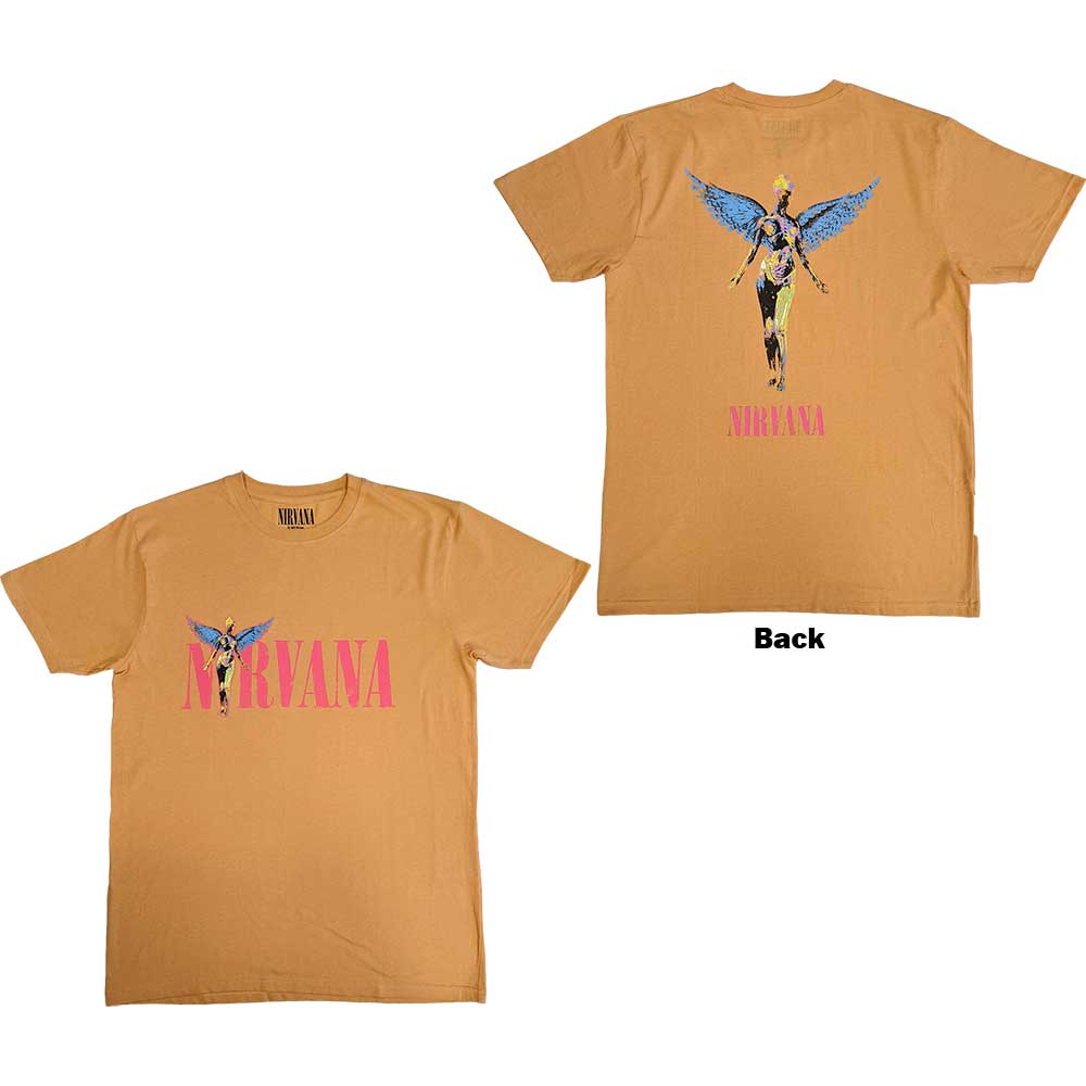 Nirvana - tshirt - Unisex - Short Sleeves - In Utero Angel - Large