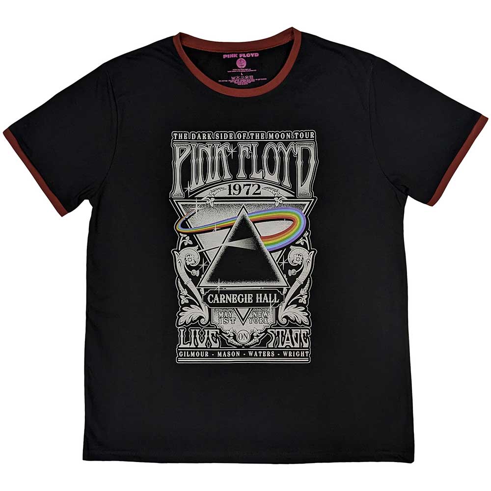 Pink Floyd - tshirt - Unisex - Short Sleeves - Carnegie Hall P - Small