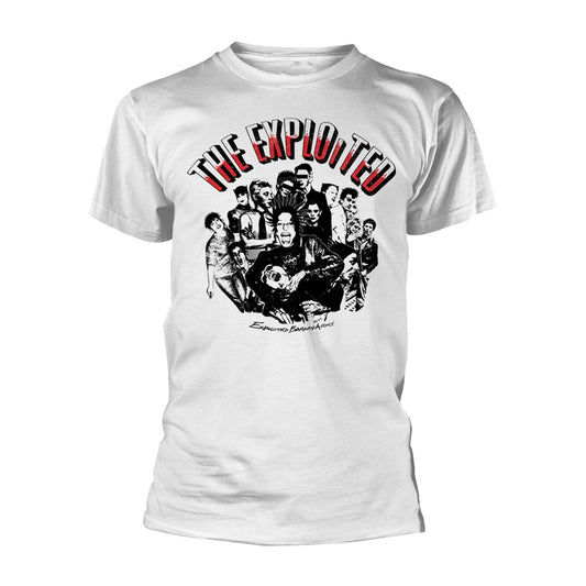 EXPLOITED - BARMY ARMY (WHI - tshirt - T Shirt - Size M