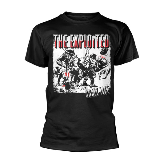 EXPLOITED - ARMY LIFE (BLAC - tshirt - T Shirt - Size S