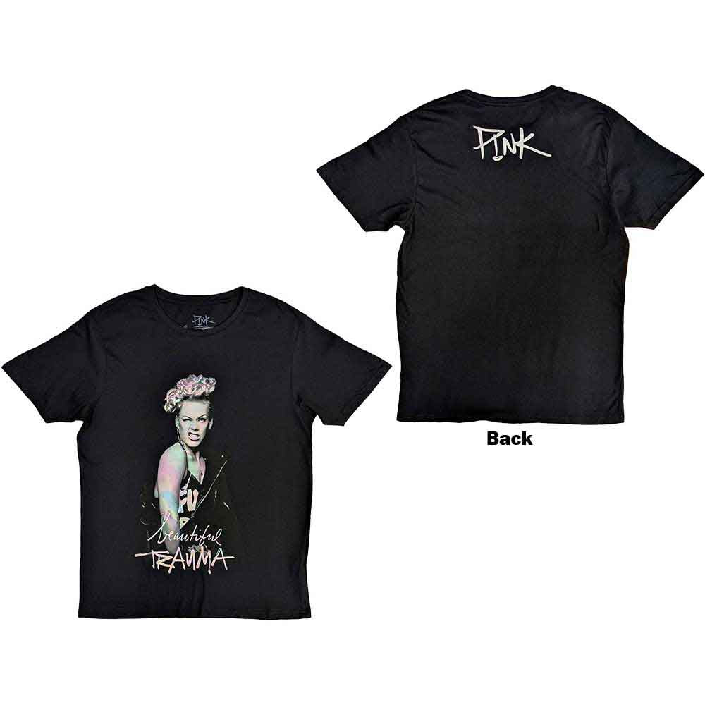 Pink - tshirt - Unisex - Short Sleeves - XX-Large