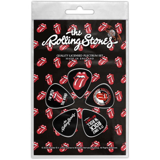 Rolling Stones - Plectrum Pack: - Patch - Tongue