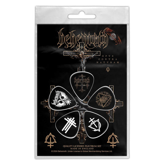 Behemoth - Plectrum Pack: - keyrings - Opvs Contra Natvram