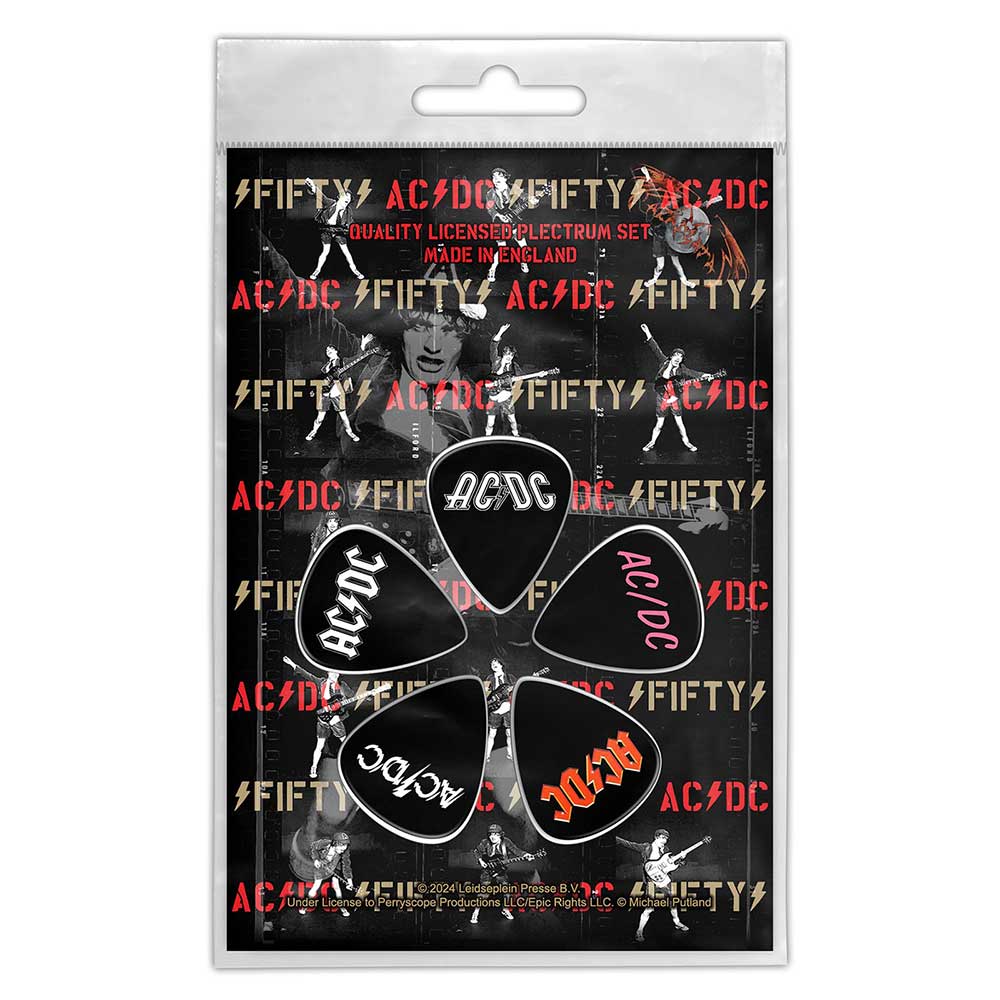 AC/DC - Plectrum Pack: Fifty - keyrings - Plectrums - Fifty