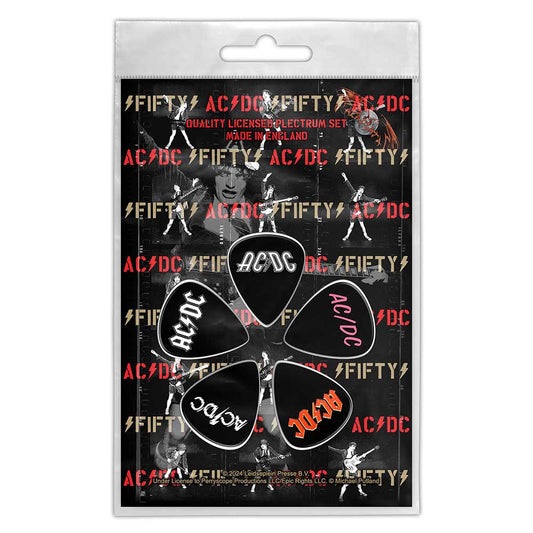 AC/DC - Plectrum Pack: Fifty - keyrings - Plectrums - Fifty