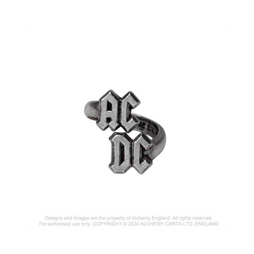 AC/DC - Ring: Logo (UK - Wristwatches - Jewellery - UK Size T - W