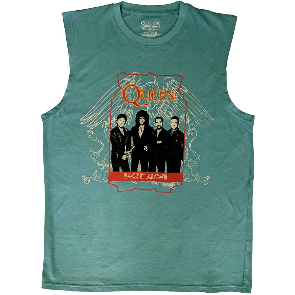 Queen - tshirt - Unisex - Sleeveless - Face It Alone - XX-Large