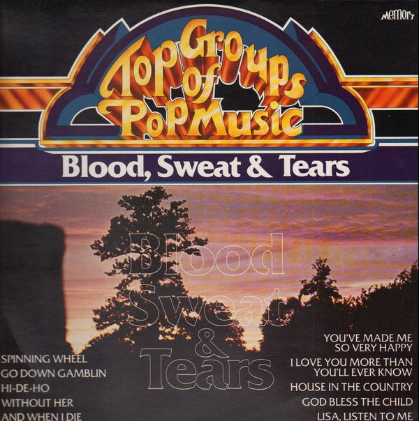 Blood - Top Groups Of Pop Music - Used Vinyl Record