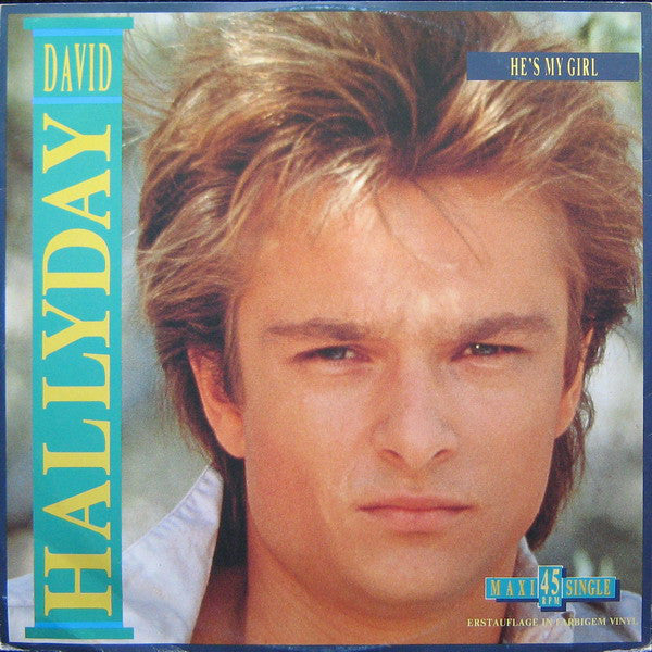 David Hallyday - He's My Girl - Used Vinyl Record 12"