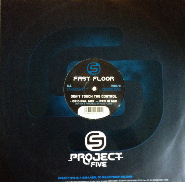 Fast Floor - Don't Touch The Control - Used Vinyl Record 12"
