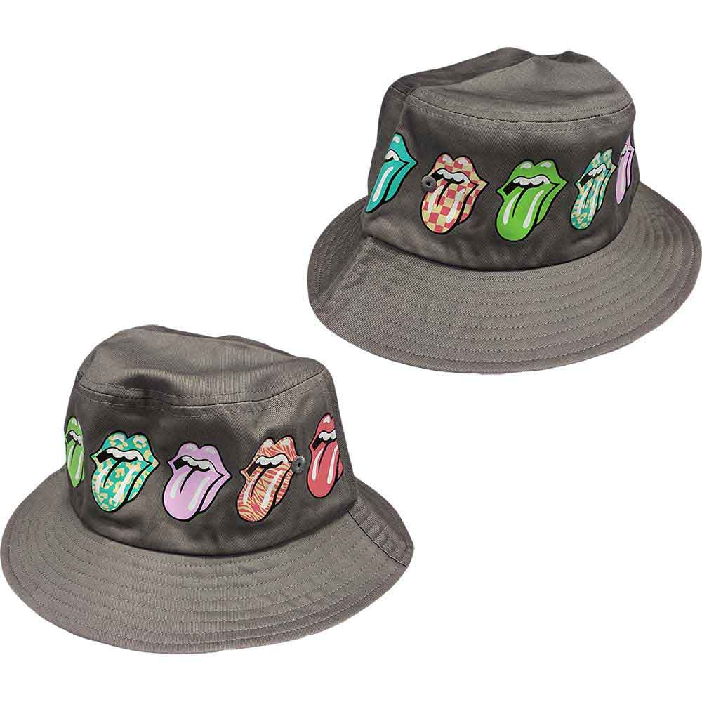 Rolling Stones - Hats - Unisex - Multi-Tongue Pattern - Small/Medium