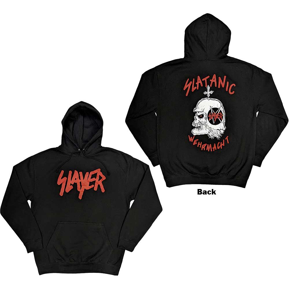 Slayer - hoodies - Unisex - Long Sleeves - Slatanic - Small
