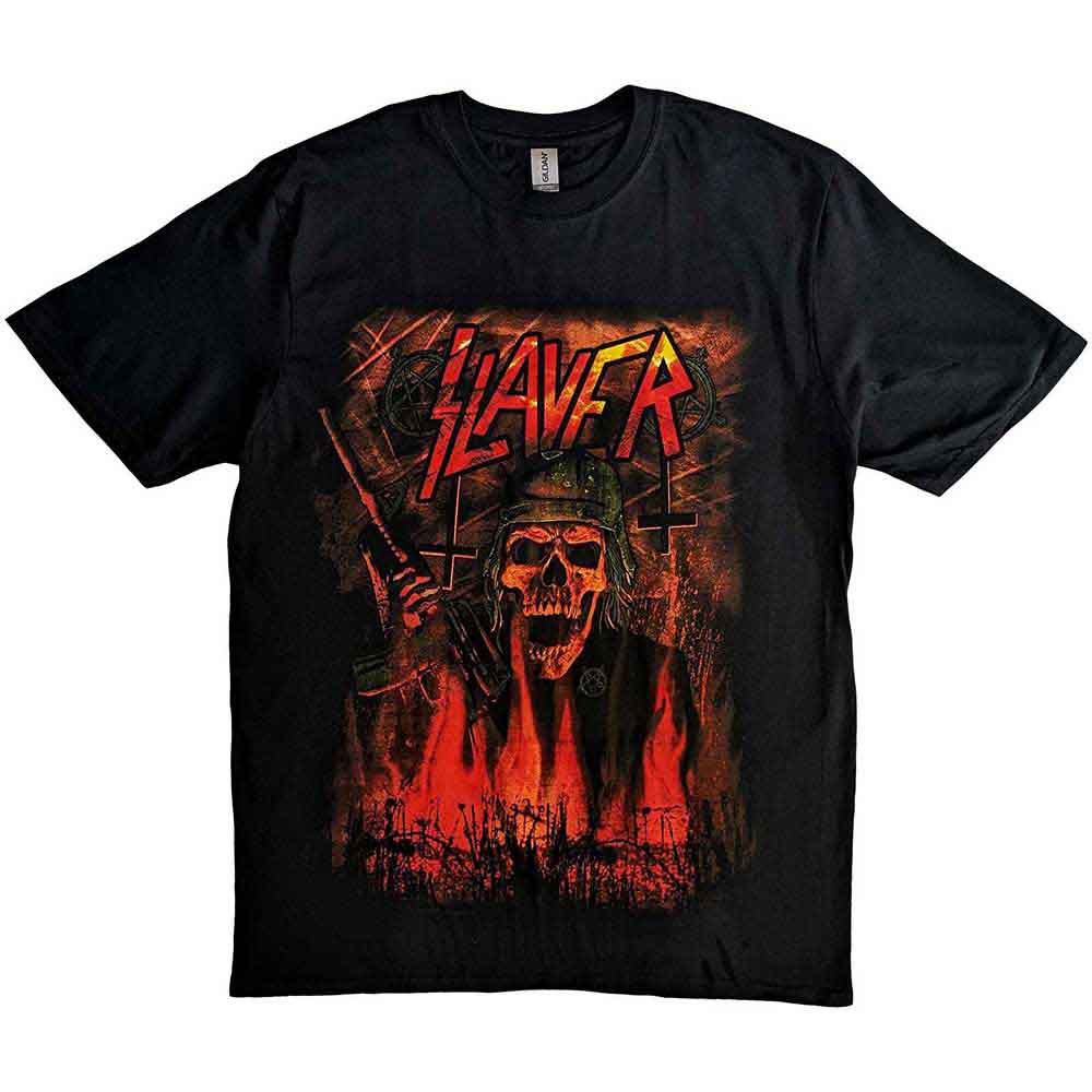 Slayer - tshirt - Unisex - Short Sleeves - Large
