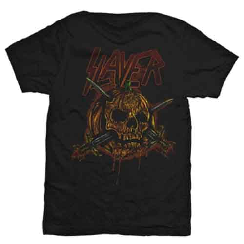 Slayer - tshirt - Unisex - XX-Large - Short Sleeves - Skull Pumpkin