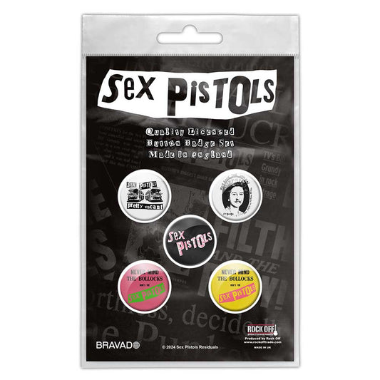 Sex Pistols - Collectable Enamel Badges - Never Mind The B****