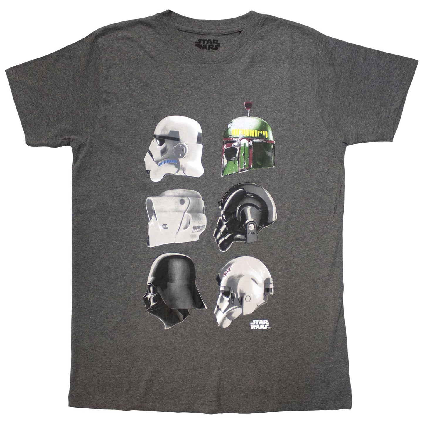 Star Wars - tshirt - Unisex - Short Sleeves - Helmet Profiles - Medium