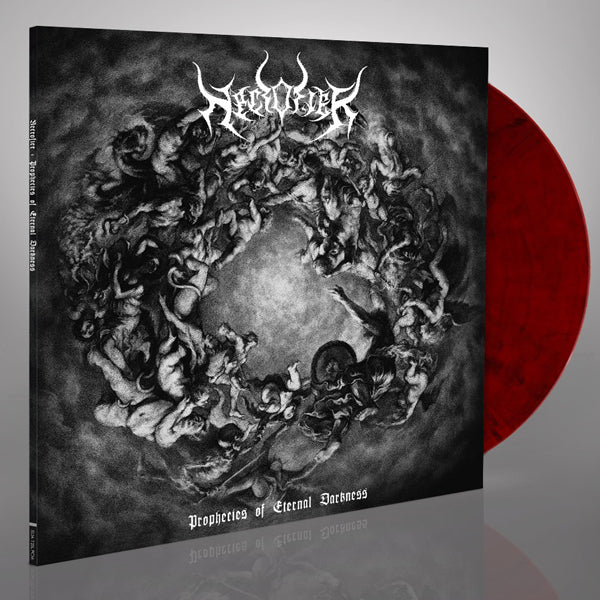 NECROFIER - PROPHECIES OF ETERNAL DARKNESS (TRANSPARENT RED & BLACK MA
