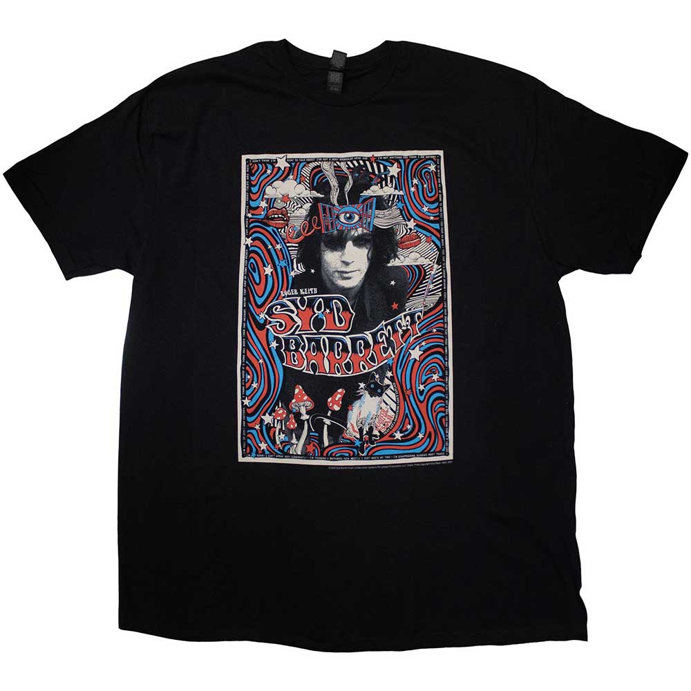 Syd Barrett - tshirt - Unisex - Short Sleeves - Melty Poster - X-Large