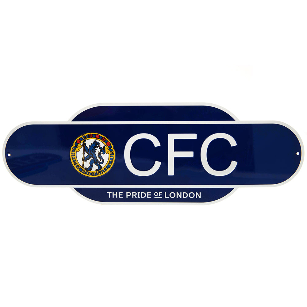 Chelsea FC - Colour Retro Sign - New Metal Signs