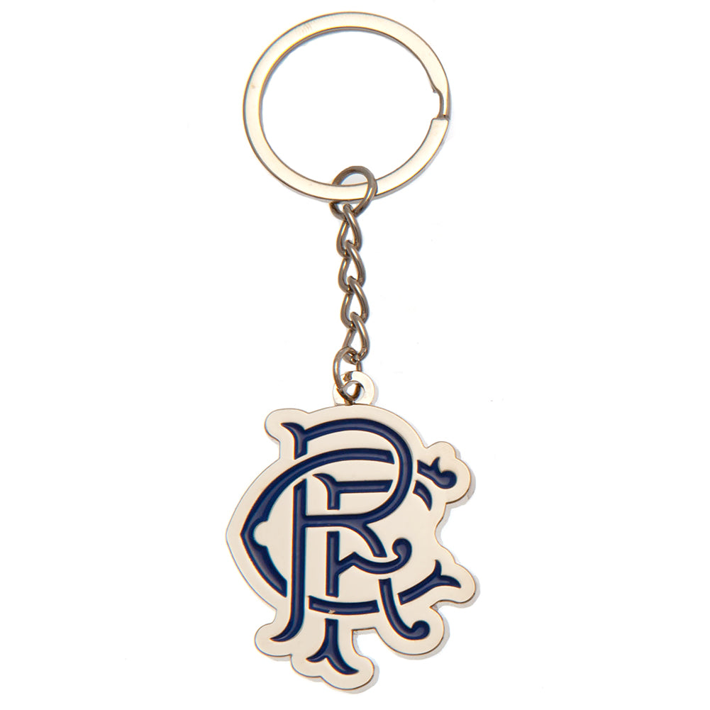 Rangers FC - Keyring Scroll - keyrings - Approx 40mm x 35mm - New Keyr