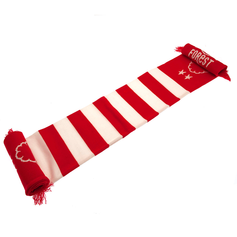 Nottingham Forest FC - Bar Scarf - Clothing - Gl - Approx 132cm x 19cm